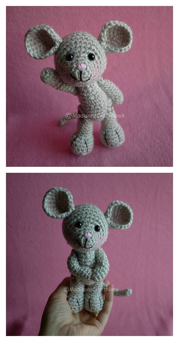 Amigurumi Mouse Free Crochet Pattern 