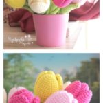 Beautiful Tulip Flower Crochet Pattern