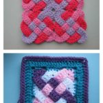 Celtic Knot Squares Free Crochet Pattern