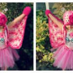 Crochet Butterfly Costume for Little Girl Free Pattern and Video Tutorial