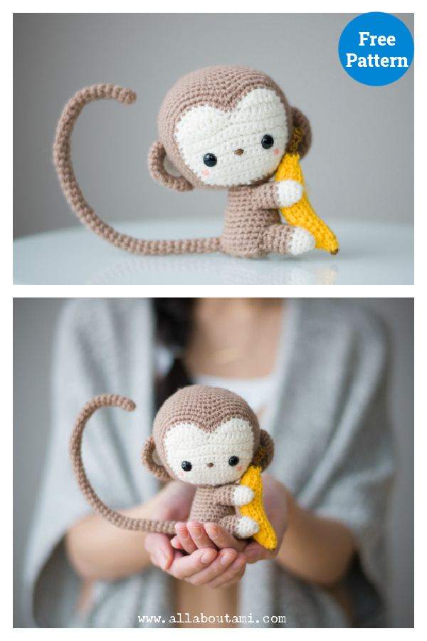 Cute Monkey Free Crochet Pattern