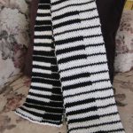 Double-Knit Piano Scarf Free Knitting Pattern