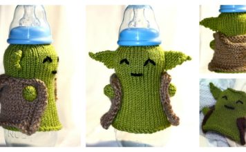 FREE Yoda Baby Bottle Cozy Knitting Pattern