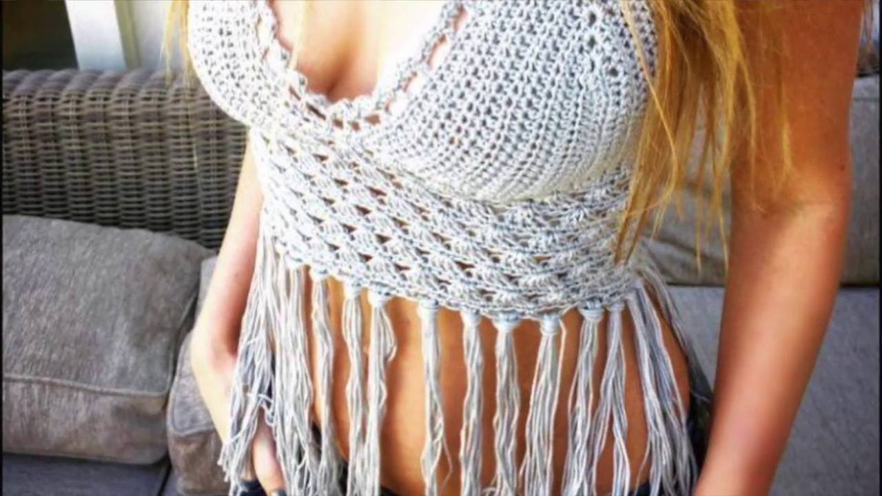 Boho Fringe Crochet Top Free Pattern 