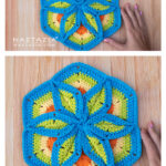 Flower Pad Free Crochet Pattern and Video Tutorial