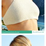 Halter Crop Top Free Crochet Pattern