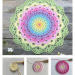 Magic Water Lily Mandala Free Crochet Pattern