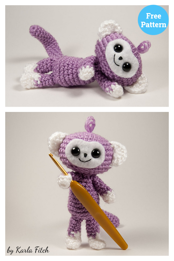 Monkey Amigurumi Free Crochet Pattern 