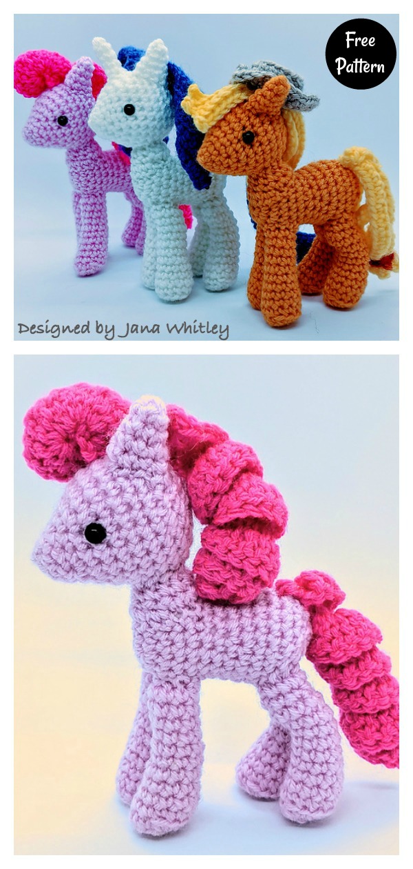 My Little Pony Inspired Toys Free Crochet Pattern