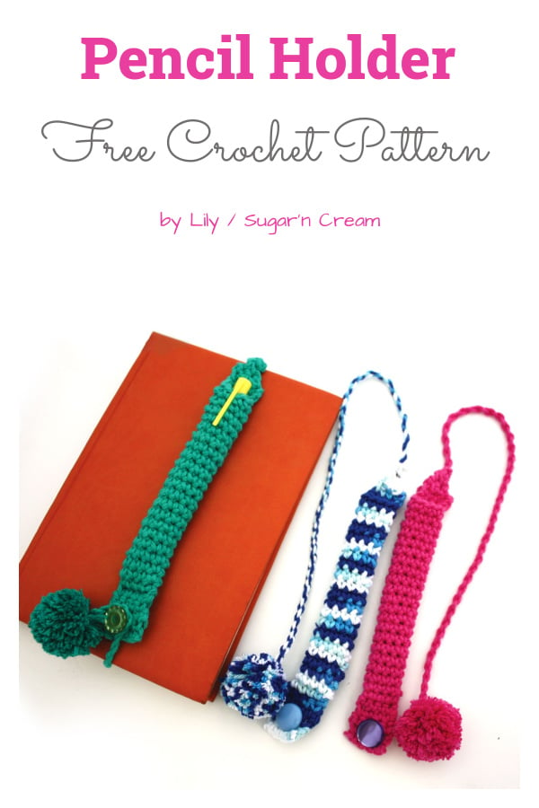Pencil Holder Free Crochet Pattern