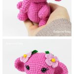 Pink Elephant Amigurumi Free Crochet Pattern