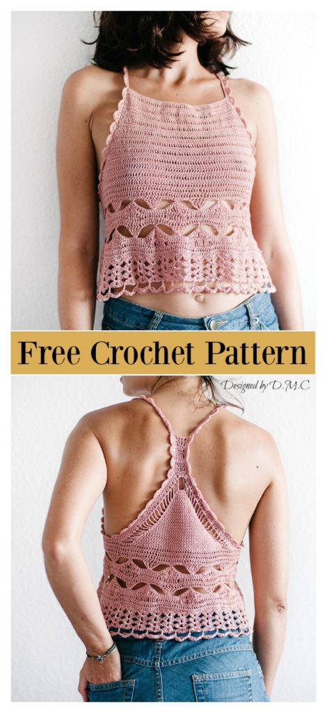 10 Free Crop Top Crochet Patterns For Summer - Page 2 of 2