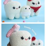 Teeth Family Crochet Pattern