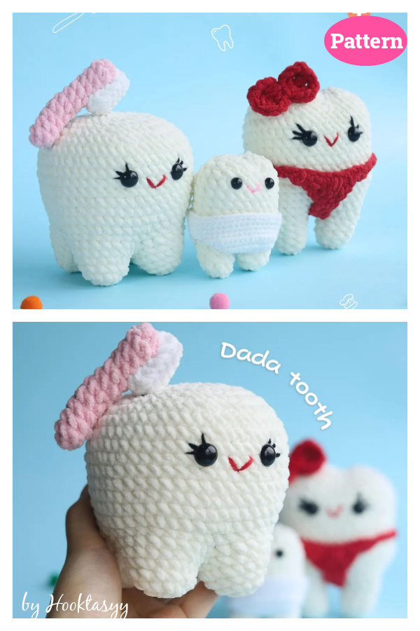 Teeth Family Crochet Pattern