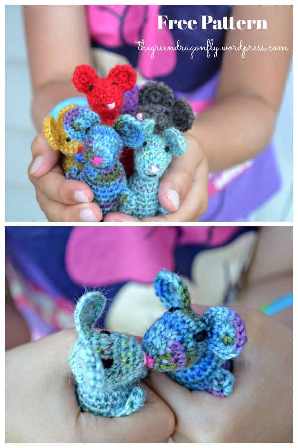 Tiny Mousies Free Crochet Pattern