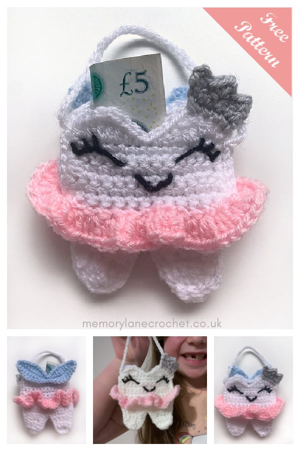 Tooth Fairy Bag Free Crochet Pattern