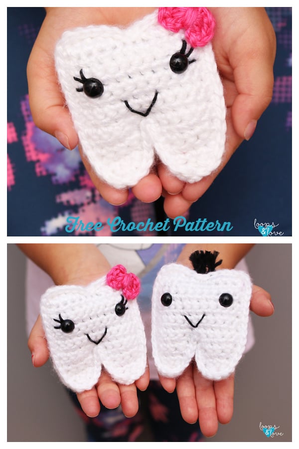 Tooth Fairy Pouch Free Crochet Pattern