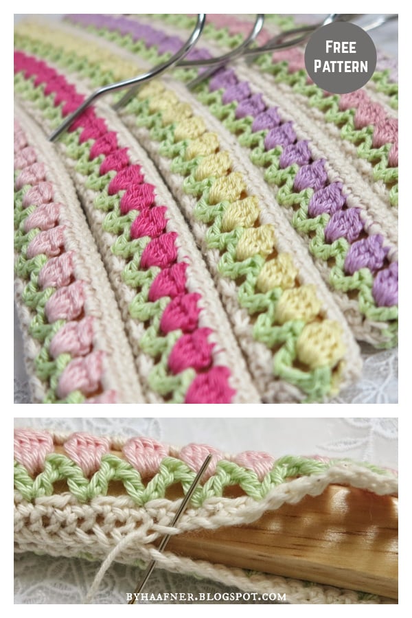 Tulip Hangers Free Crochet Pattern