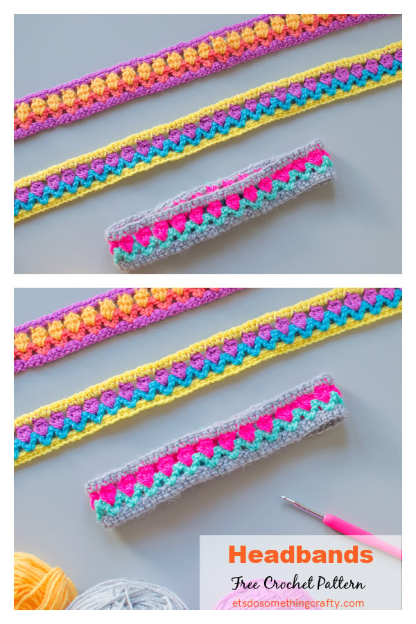 Tulip Stitch Headbands Free Crochet Pattern