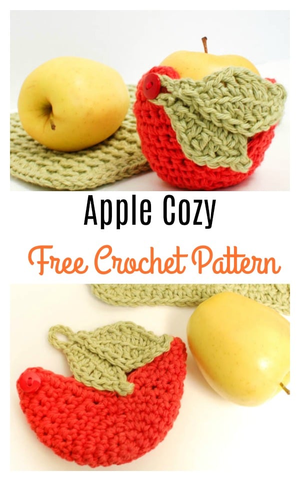 Apple Crochet Cozy Free Pattern