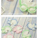 Baby Carriage Garland Free Crochet Pattern