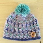 Block Stitch Newborn Baby Hat Free Crochet Pattern