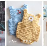 Crochet Baby All-in-One Romper Free Patterns