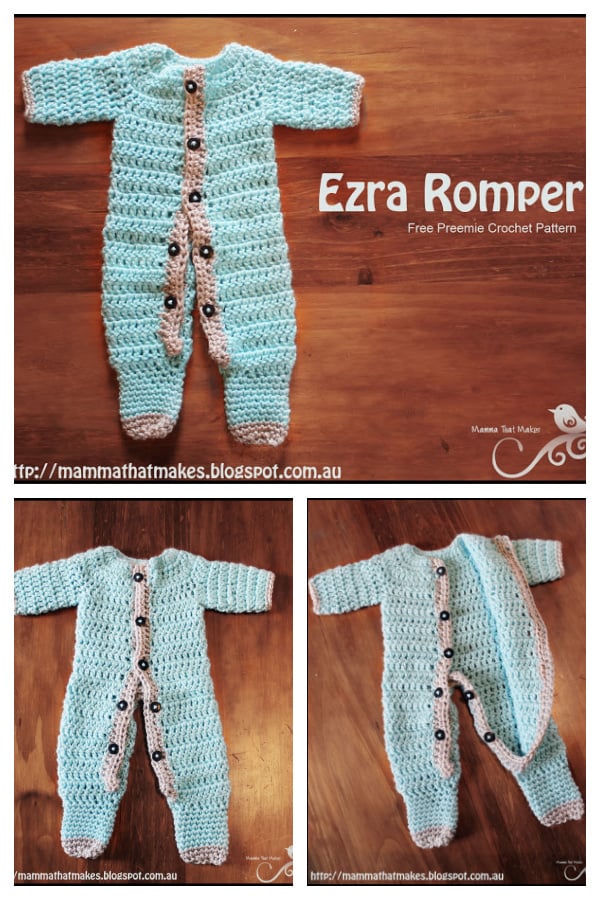 Crochet Ezra Romper Free Pattern 