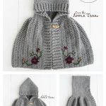 Crochet Hooded Cape Free Pattern