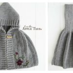 Hooded Cape Free Crochet Pattern for Girl