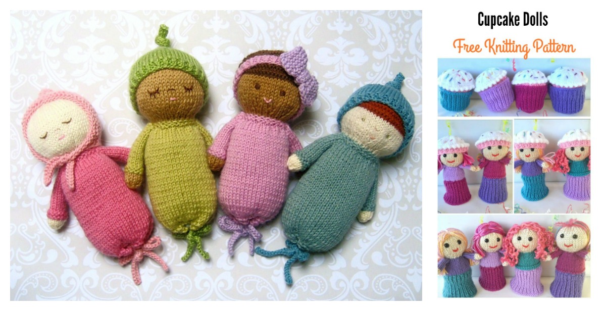 knitted baby doll