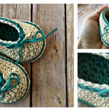 Cute Basic Baby Booties Free Crochet Pattern