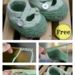 Cute Saartje’s Booties Free Knitting Pattern