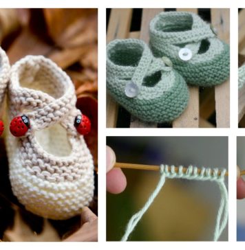 Cute Saartje's Booties Free Knitting Pattern