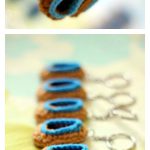 Mini Booties Keychain Free Crochet Pattern