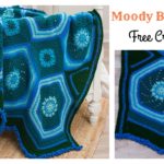 Moody Blues Blanket Free Crochet Pattern