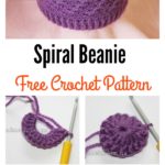 Slouchy Spiral Beanie Free Crochet Pattern