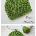 Slouchy Spiral Hat Free Crochet Pattern