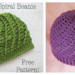 Slouchy Spiral Hat Free Crochet Pattern