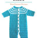 Snug As A Bug Baby Onesie Free Crochet Pattern