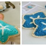 Starfish Dishcloths Free Crochet Pattern