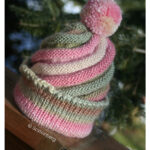 Swirled Ski Cap Free Knitting Pattern