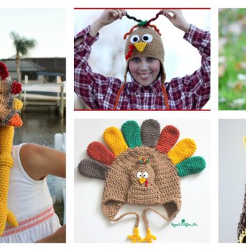 Turkey Hat Free Crochet Patterns