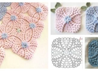 Vintage Wedding Ring Motif Free Crochet Pattern