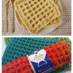 Waffle Dishcloth Free Crochet Pattern