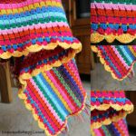 Block Stitch Blanket Free Crochet Pattern