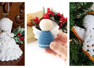 10+ Christmas Angel Ornament Free Crochet Patterns