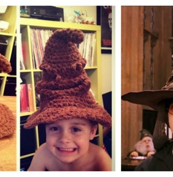 Adorable Harry Potter Sorting Hat Free Crochet Pattern