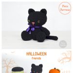 Amigurumi Halloween Black Cat Free Crochet Pattern