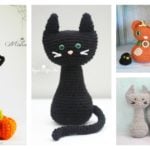 Amigurumi Halloween Black Cat Free Crochet Pattern